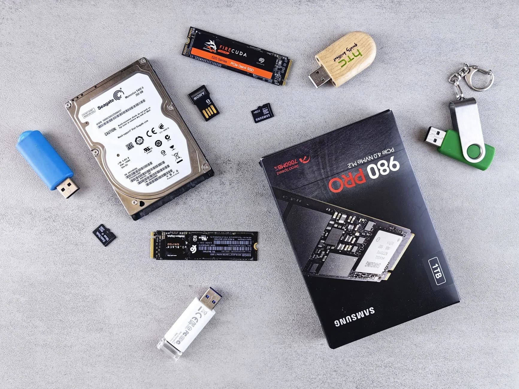 An NVMe drive in close-up, the hardware behind short load times
